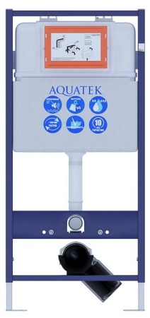 Инсталляция для подвесного унитаза Aquatek Standart 51 INS-0000001