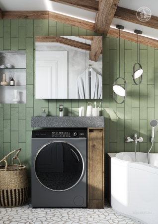 Раковина AQUATON Рейн 80 графит 1A72113KRW210