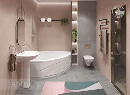 Раковина Santek Бореаль отверстие под смеситель 60 1WH110484