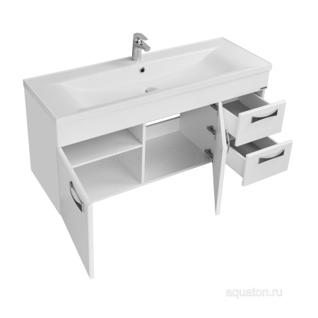 Тумба под раковину AQUATON Диор 120 белый 1A110601DR010