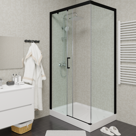 Душевое ограждение Cerutti Spa Vito110B-L 110*80*195 без поддона