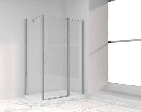 Душевой уголок Orta VSR-1O8012CL, 120*80, хром, стекло прозрачное