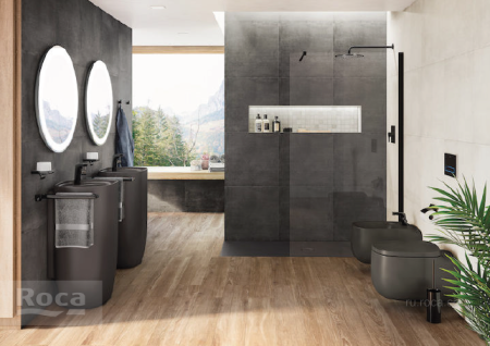 Раковина Roca Beyond 50х42х88 оникс матовый 3270B0640