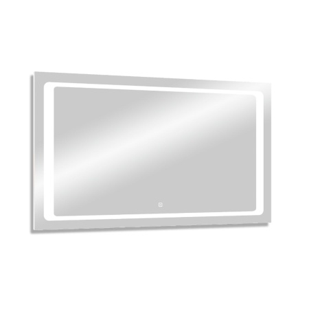 Зеркало Atlantis LED 100х70 ЗЛП496 сенсорный выключатель, холодная подсветка