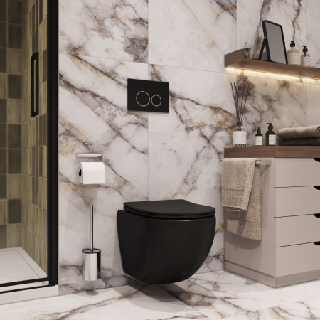Унитаз SELLA Aria MB подвесной безободковый Cerutti SPA CT9160