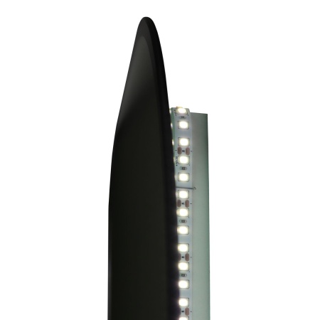 Зеркало Amer LED 100х70 ЗЛП1523, с бесконтактным сенсором, холодная подсветка, черный