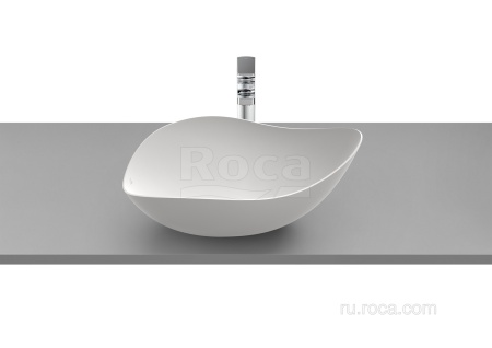 Раковина Roca Ruy Ohtake накладная 540х375 бежевый матовый 327A13650