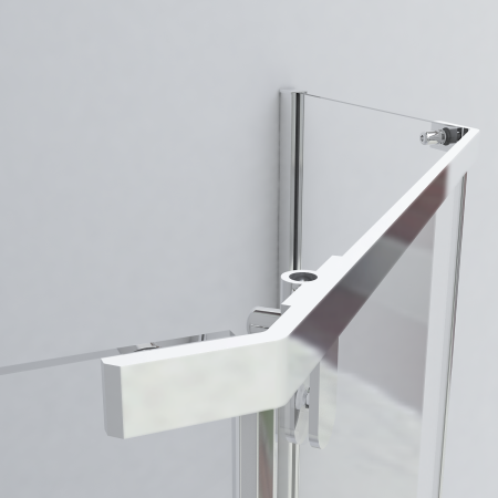 Душевой уголок Stresa VSP-1S900CLB, 90*90, черный, стекло прозрачное