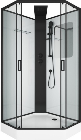 Душевая кабина Grossman Elegans GR250D 100х100х217 L/R без крыши