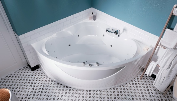 Акриловая ванна 1Marka LUXE 155х155 (комплект)