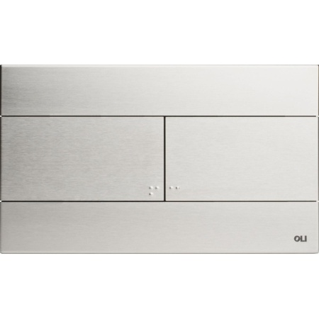 Панель смыва для инсталляции OLI SLIM INOX 057141 матовый хром